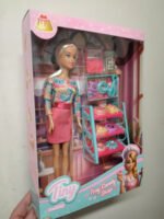 Juguete Muñeca 30cm Tiny Articulada Pastelera Accesorios - Imagen 2