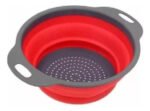 Colador De Silicona Plegable Escurridor 36 Cm Ms Babymovil