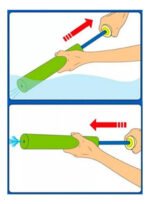 Juguete Pistola Lanza Agua Water Pump Personajes 45cm - Imagen 3