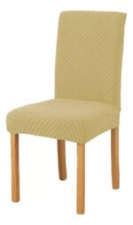 Funda Cubre Silla Elastizada Texturizada City Blanco Premium - Imagen 5