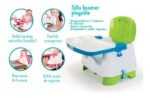 Silla Comer Booster Bebe Plegable 2 Alturas Ok - Imagen 4