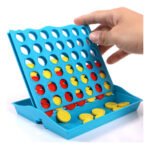 Juego De Mesa Estrategia 4 En Linea Tablero Portatil - Imagen 4