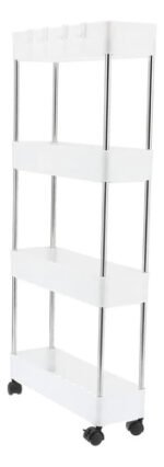 Carrito Organizador De Cocina Angosto Con 4 Estantes Ruedas - Imagen 2
