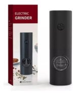 Pimentero Eléctrico Automático C/ Luz Led Molinillo 18cm Color Negro - Imagen 4