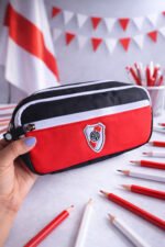 Cartuchera Canopla Futbol Boca River Licencia River Escudo