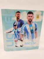 Carpeta Escolar Cartone N° 3 Anillos 40mm Messi Argentina Fútbol