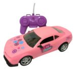 Auto Juguete Control Remoto Deportivo Rosa Go Speed A Pilas Rosa Go Speed - Imagen 2