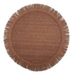 Pack X 6 Individuales De Mesa Redondos Rusticos 38cm Deco - Imagen 5