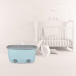 Caja Organizadora De Plastico Con Ruedas Y Manija 45l - Imagen 2