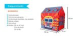 8722 Carpa Estacion De Bomberos 95x72x102cm Babymovil - Imagen 4