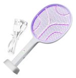 Raqueta Paleta Dym Mata Moscas Mosquitos Usb 220v Con Luz - Imagen 2