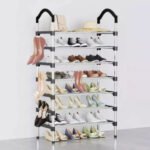 Botinero Organizador Master Sale 4 Estantes Acero Negro Para 12 Pares - Imagen 4