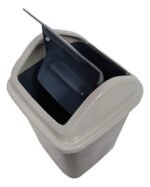 Cesto De Residuos 12 Litros Tacho Basura Tapa Vaiven - Imagen 3