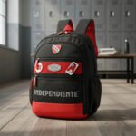 Mochila Escolar Deportiva Independiente Reforzada 28l Negro Independiente - Imagen 3