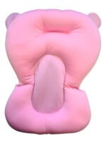 Red Adaptador De Bañera Acolchado Reductor Color Rosa Lisa