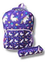 Mochila Escolar Colegio Nena Con Cartuchera Unicornio - Imagen 15