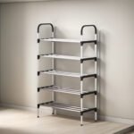 Botinero Organizador Zapatos Zapatillas 5 Estantes Negro