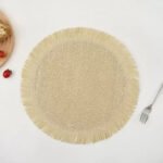 Pack X 6 Individuales De Mesa Redondos Rusticos 38cm Deco - Imagen 9