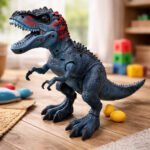 Juguete Dinosaurio T-rex Camina Luz Sonidos Babymovil - Imagen 5
