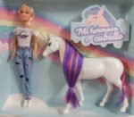 Juguete Muñeca 30cm Tiny Y Su Hermoso Caballo Babymovil - Imagen 2