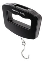 Balanza Viaje 50 Kg Digital Valijas Colgar Portátil De Mano Negro