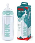 Nuk First Choice Anti-colic Professional Mamadera Bebe Control Temperatura 0-6 Meses 300ml Verde - Imagen 2