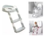 Escalera Reductor Adaptador De Inodoro Love 568 Para Niños Color Gris Lisa Liso - Imagen 7