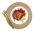 Manteles Individuales De Mesa Colores Rusticos 38cm Deco X6 Color Vison Liso