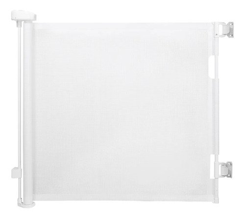 Puerta Barrera De Seguridad Retráctil Escaleras Mega Baby Blanco