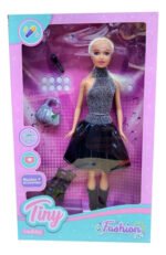 Muñeca Tiny Fashion Night Artista Con Accesorios 30cm - Imagen 4
