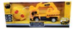 Excavadora Camion Control Remoto Hao Xin Toys 4 Canales Amarillo - Imagen 6