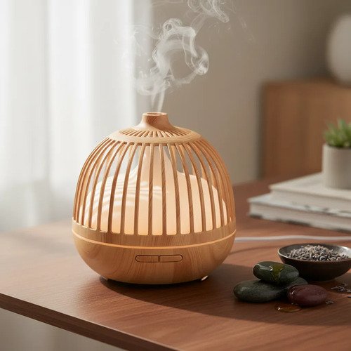 Difusor Humificador Ultrasonico Usb Purificador Luz Noche