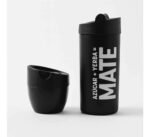 Combo Set Duet Yerbera Azucarera 2 En 1 Compacto Encastrable Negro - Imagen 2