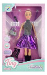 Muñeca Tiny Fashion Night Artista Con Accesorios 30cm