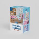 Juego De Sábanas Infantil 3 Piezas Twin Size 90x190x30cm Rosa Princesa - Imagen 2