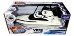 Juguete Lancha Yate Radio Control Remoto Sebigus Color Blanco - Imagen 7