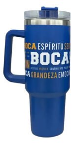 Vaso Térmico 1.2l Quencher Boca Juniors Acero Inoxidable Azul Boca - Imagen 2