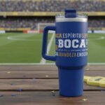Vaso Térmico 1.2l Quencher Boca Juniors Acero Inoxidable Azul Boca