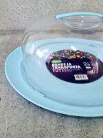 Bandeja Campana Acrilica Porta Tapa Torta Pettish Online Color Celeste - Imagen 3