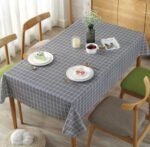 Mantel Mesa Rectangular Simil Lino Cuadrille 250 X 150