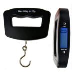 Balanza Viaje 50 Kg Digital Valijas Colgar Portátil De Mano Negro - Imagen 4
