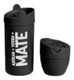 Combo Set Mate Yerbero Azucarera 2 En 1 Compacto Encastrable Negro - Imagen 4