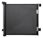 Puerta Barrera De Seguridad Escaleras Mega Baby Retráctil Negro