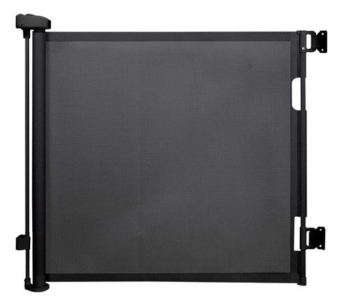 Puerta Barrera De Seguridad Escaleras Mega Baby Retráctil Negro