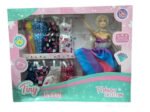 Muñeca Tiny Fashion 8 Vestidos Y Accesorios 53401 Sebigus