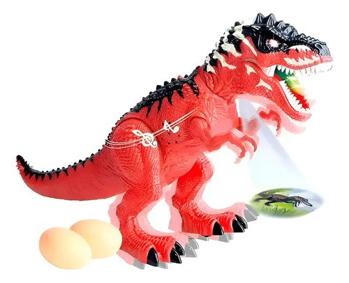 Juguete Dinosaurio T-rex Camina Luz Sonidos Babymovil