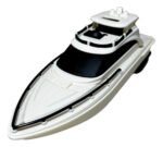 Juguete Lancha Yate Radio Control Remoto Sebigus Color Blanco - Imagen 8