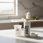 Combo Set Mate Yerbero Azucarera 2 En 1 Compacto Encastrable Blanco