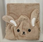 Bata Baño Toalla Infantil Con Capucha Mini Zoo Ultrasoft T10 Conejito Marron 10 - Imagen 2