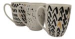 Combo X3 Taza Cafe Te Jarro Mug Cerámica 350cc Diseños Color Estampado Surtido